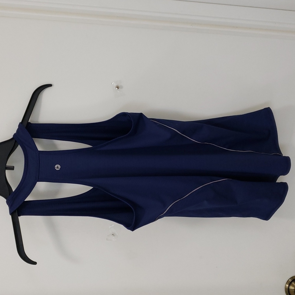 〰️90 Degree By Reflex〰️ Navy Racerback AthleticTank L - Picture 5 of 6